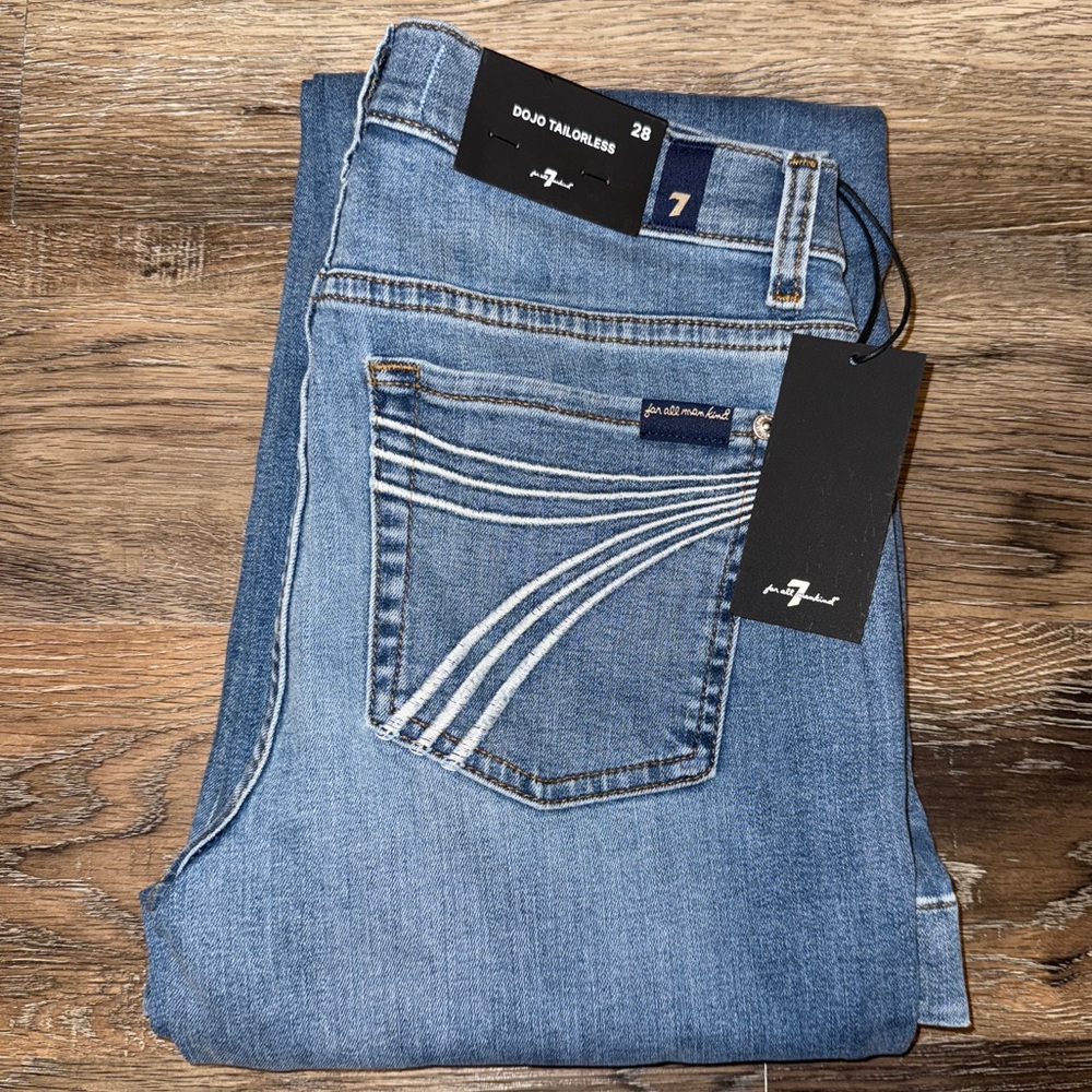 NWT 7 For All Mankind Dojo Tailorless Jeans 7FAMK